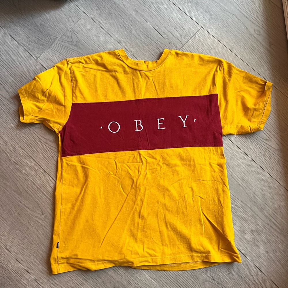 Obey Mustard T-Shirt